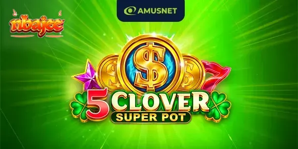 Clover Super Pot স্লট গেমের একটি রঙিন এবং উৎসবমুখর দৃশ্য